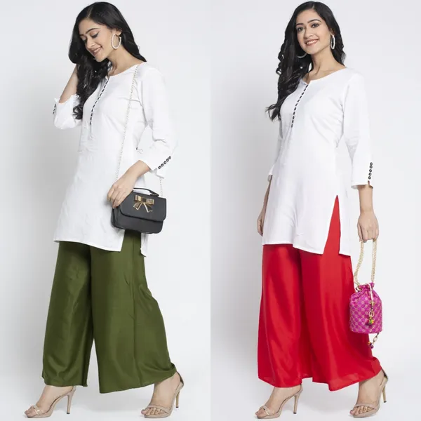 Green_And_Red_Rayon_Wide_Leg_Palazzo_Pants_For_Women