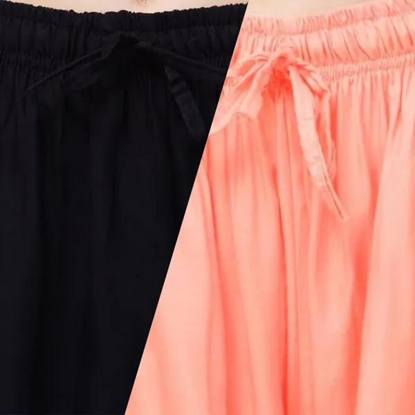 Black_And_Peach_Rayon_Flared_Palazzo_Pants_For_Women