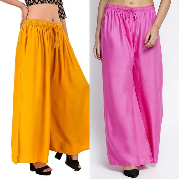 Mustard_Yellow_Pink_Rayon_Flared_Palazzo_Pants_For_Women