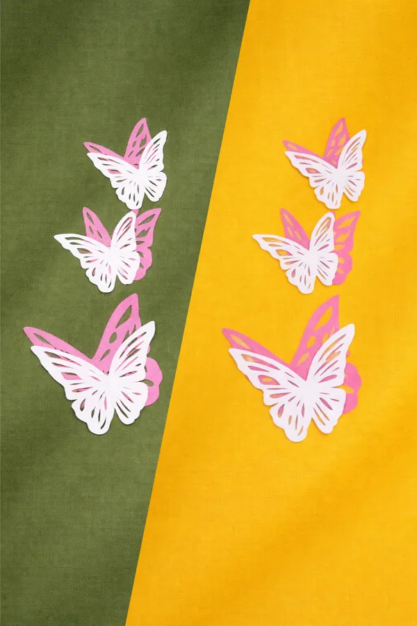 Yellow_Green_Rayon_Smocked_Crop_Top_Butterfly_Print_Palazzo_Set_For_Women