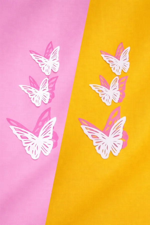 Pink_Yellow_Rayon_Smocked_Crop_Top_Butterfly_Print_Palazzo_Co_Ord_Set_For_Women