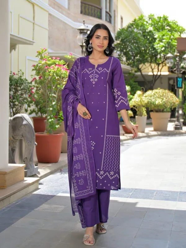 Purple_Women_Pure_Cotton_Mirror_Work_Kurta_Set_with_Dupatta