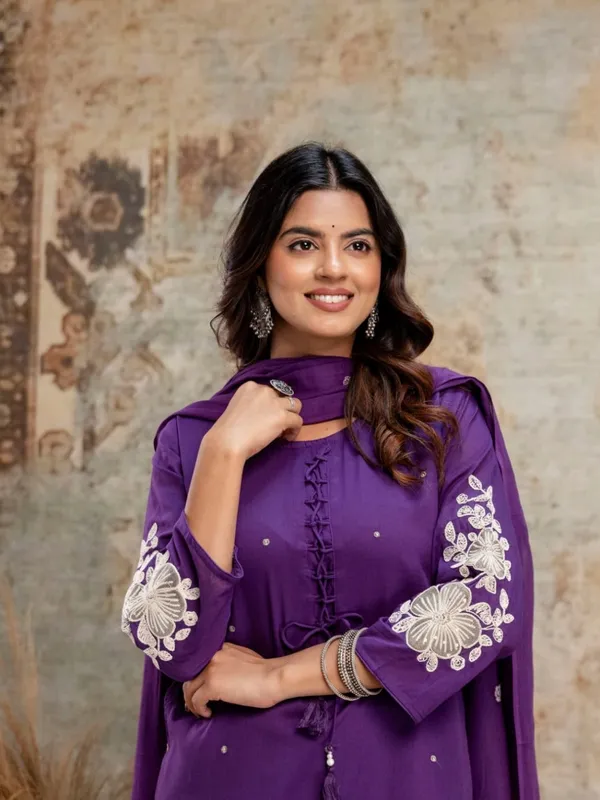 Purple_Women_Pure_Cotton_Embroidered_Kurta_Set_with_Dupatta