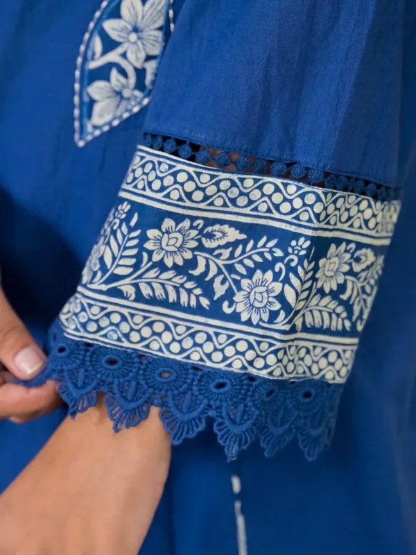 Royal_Blue_Women_Pure_Cotton_Embroidered_Kurta_Set_with_Dupatta