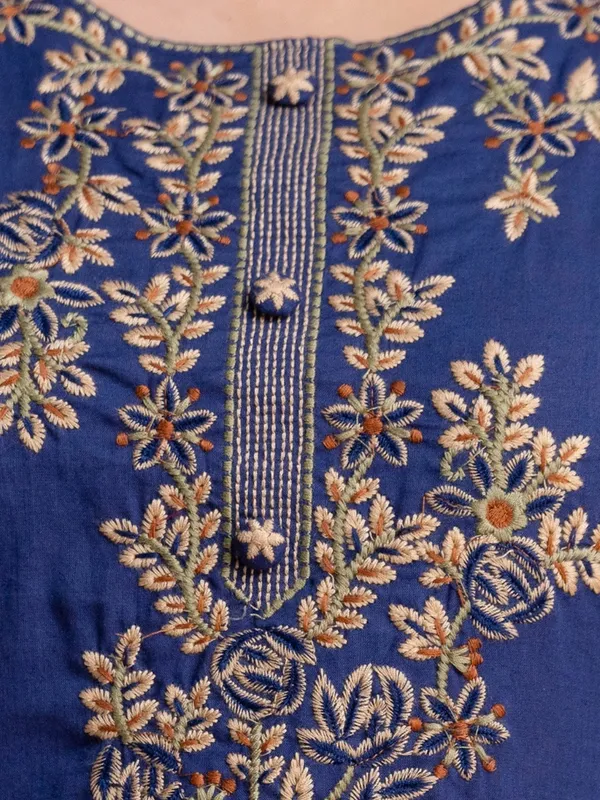 Navy_Blue_Women_Pure_Cotton_Embroidered_Kurta_Set_with_Dupatta