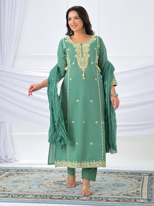 Sage_Green_Women_Pure_Cotton_Embroidered_Kurta_Set_with_Dupatta