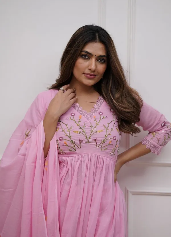 Pink_Cotton_Embroidered_Anarkali_Suit_Set_For_Women_With_Dupatta