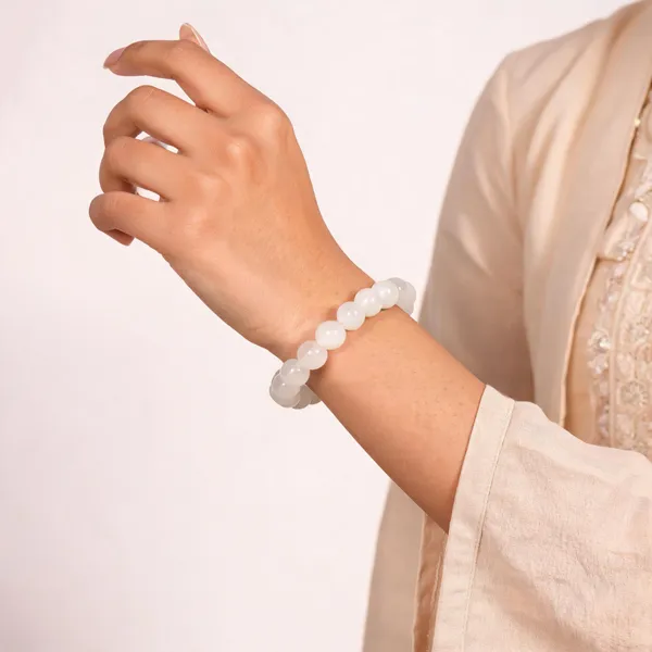 White_Jade_Beaded_Bracelet