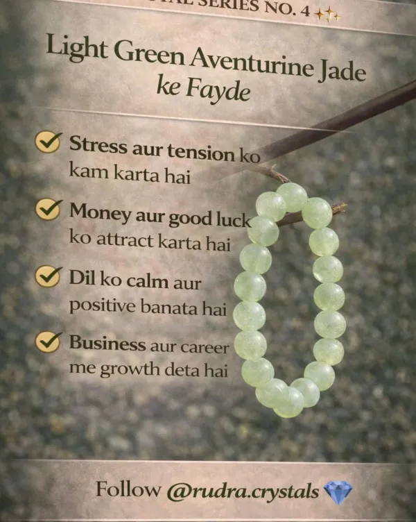 Light_Green_Aventurine_Beaded_Bracelet_for_Unisex