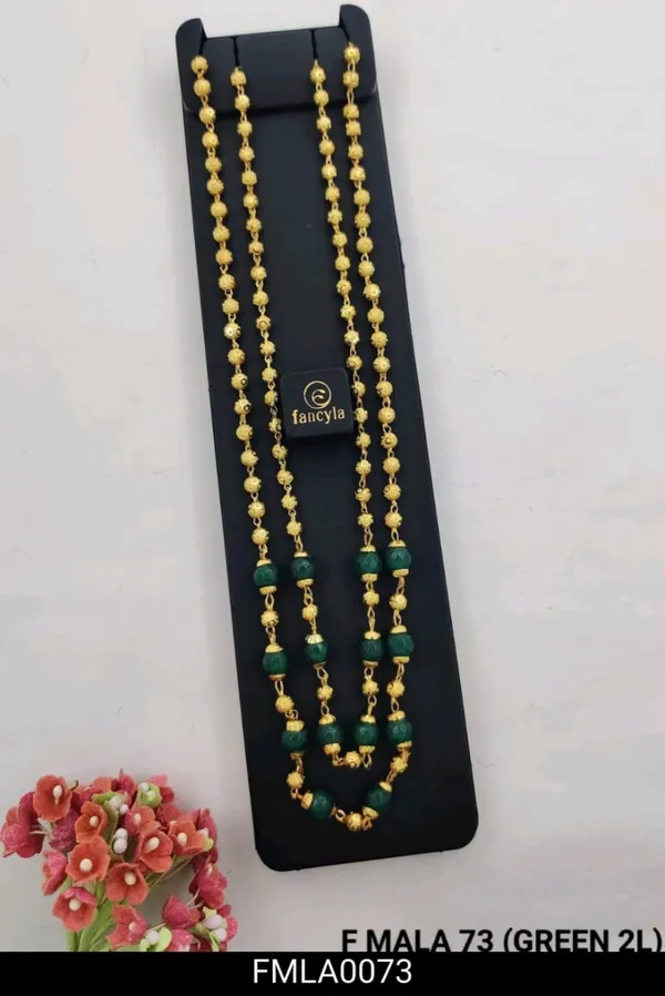 Green_And_18kt_Gold_Plated_Beaded_Long_Necklace_For_Women_|_Anti_Tarnish
