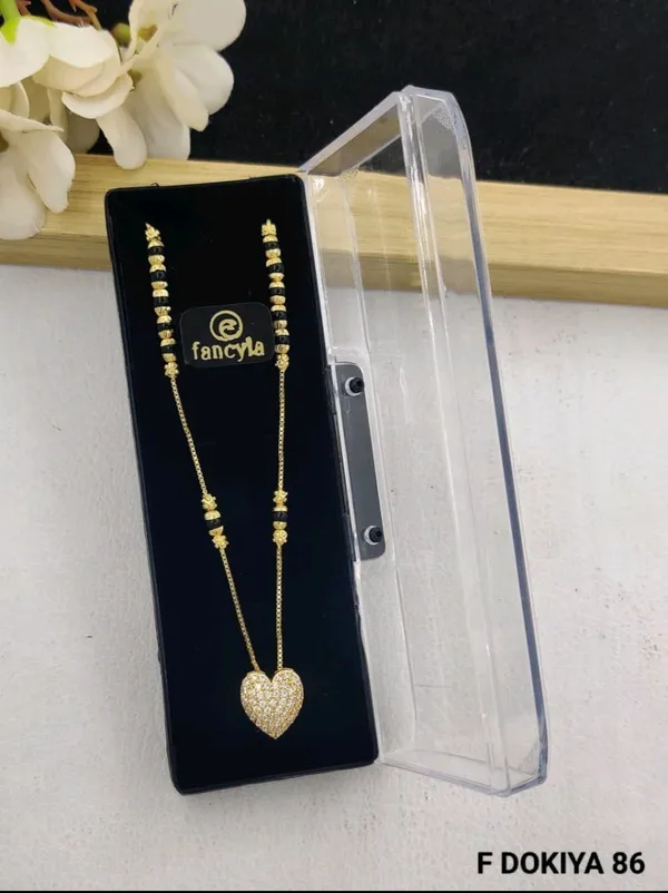 18kt_Gold_Plated_Black_Beaded_Heart_Pendant_Necklace_For_Women_|_Anti_Tarnish