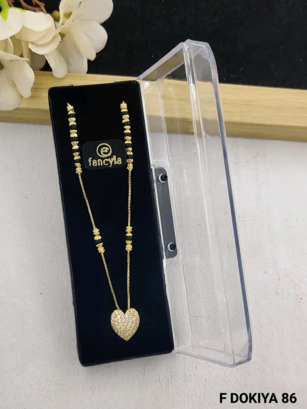 18kt_Gold_Plated_Black_Beaded_Heart_Pendant_Necklace_For_Women_|_Anti_Tarnish