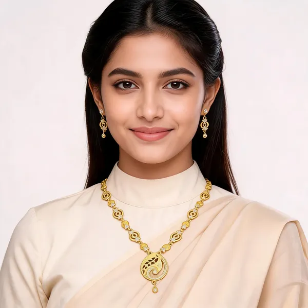 18kt_Gold_Plated_Traditional_Necklace_Set_For_Women_|_Anti_Tarnish