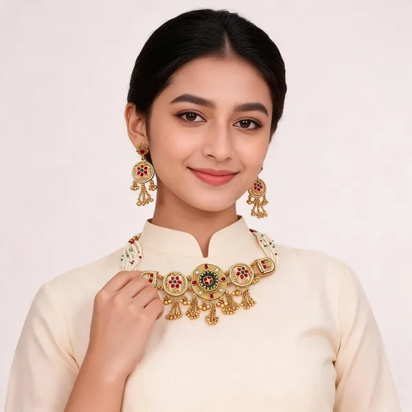 18kt_Gold_Plated_Stone_Embellished_Traditional_Choker_Set_For_Women_|_Anti_Tarnish