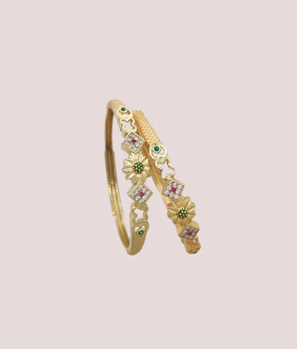 18kt_Gold_Plated_Floral_Stone_Studded_Bangles_For_Women_|_Anti_Tarnish