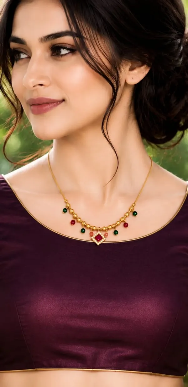 18kt_Gold_Plated_Multicolor_Beaded_Charm_Necklace_For_Women_|_Anti_Tarnish