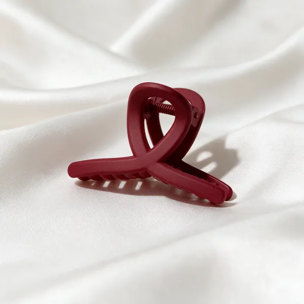 Maroon_Twisted_Hair_Tie_Pack_Of_11