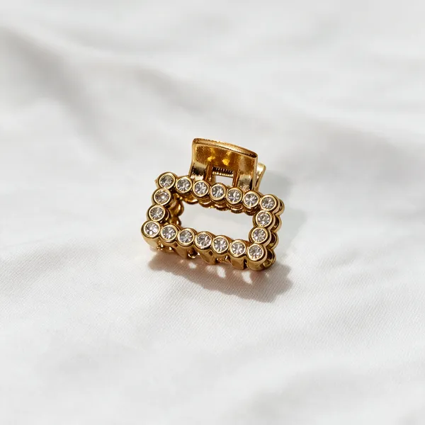 Gold_Rhinestone_Rectangle_Hair_Clip_for_Women_Pack_Of_4