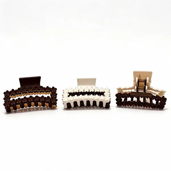 Brown_And_White_Hair_Claw_Clips_Set_Pack_Of_3