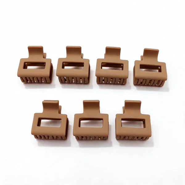 Beige_Rectangular_Hair_Claw_Clip_Pack_Of_8