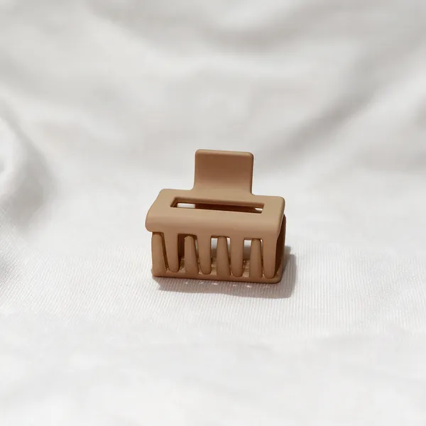 Beige_Rectangular_Hair_Claw_Clip_Pack_Of_8