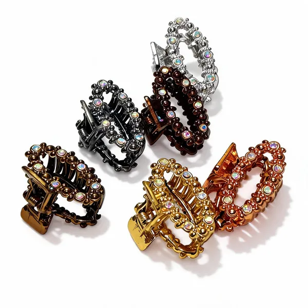 Multicolour_Embellished_Hair_Claw_Clips_Set_Pack_Of_6