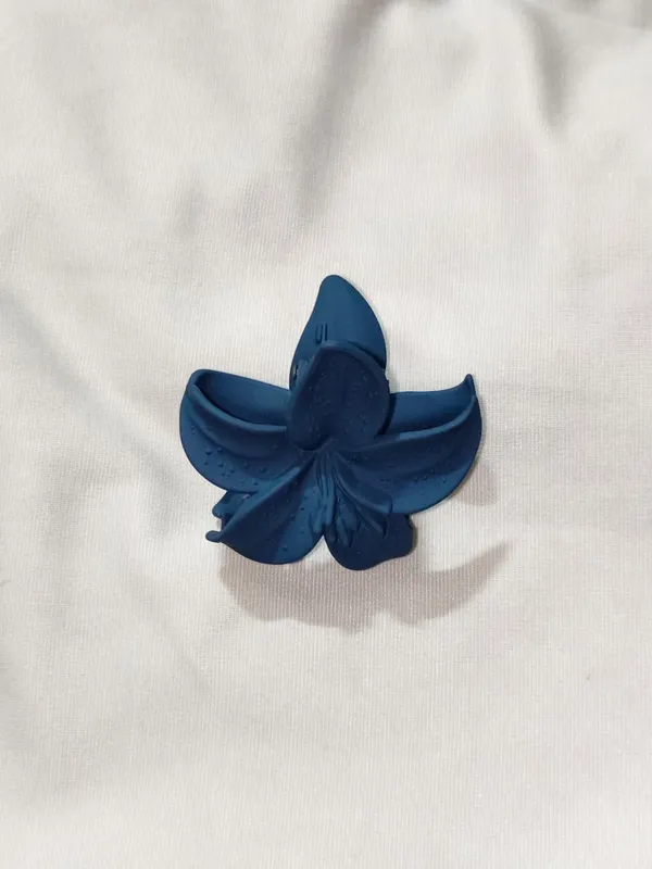 Blue_Flower_Hair_Clip_Pack_Of_4