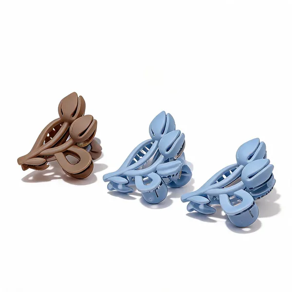 Blue_And_Brown_Hair_Claw_Clips_Set_Pack_Of_3