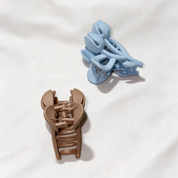 Blue_And_Brown_Hair_Claw_Clips_Set_Pack_Of_3