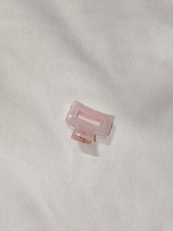 Pink_Plastic_Rectangular_Hair_Clip_Pack_Of_11