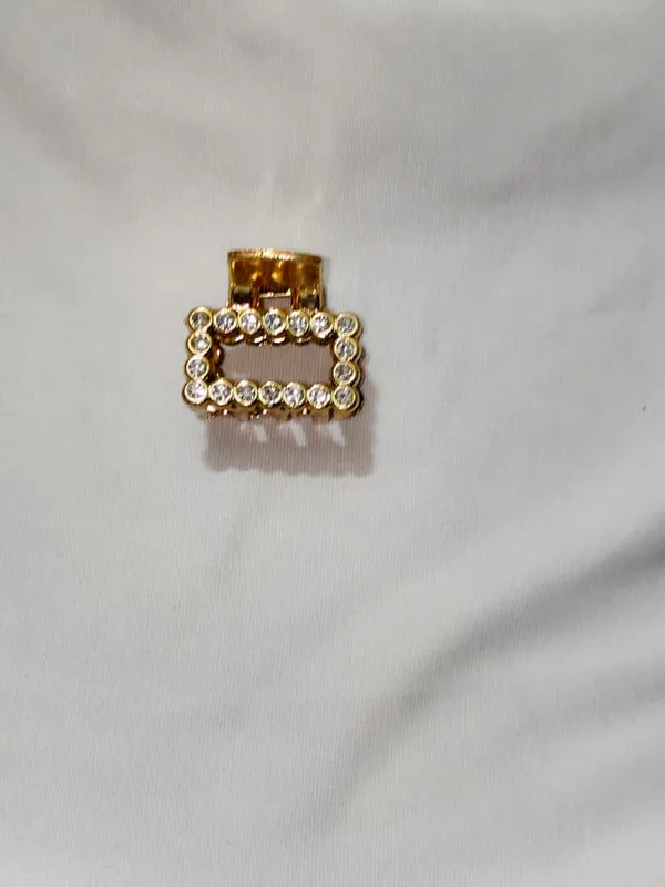 Gold_Rhinestone_Rectangle_Hair_Clip_for_Women_Pack_Of_4
