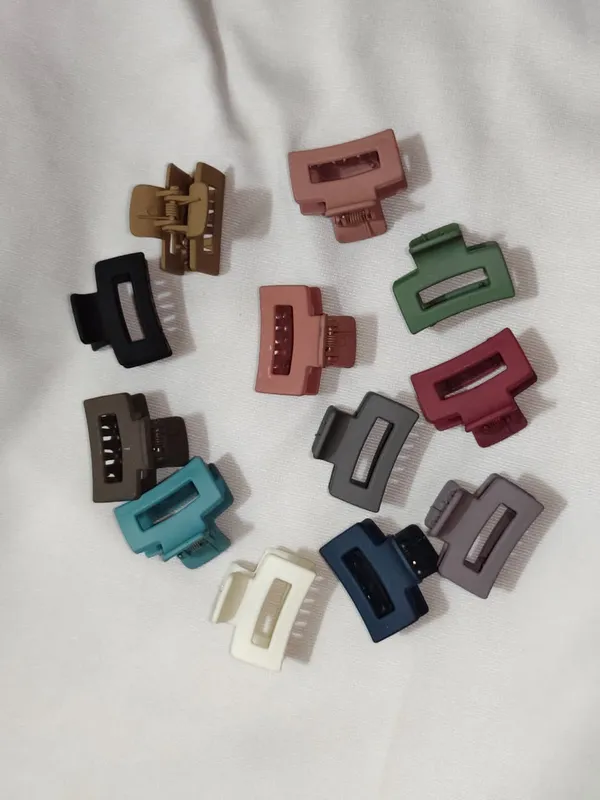 Multicolour_Hair_Claw_Clips_Set_Pack_Of_12