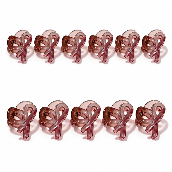 Pink_Translucent_Hair_Claw_Clip_for_Women_Pack_Of_11