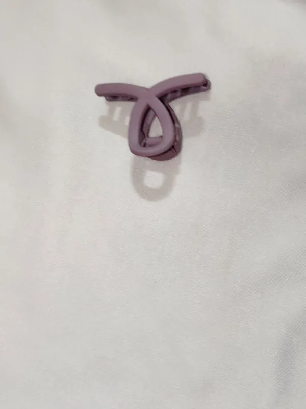 Mauve_Plastic_Claw_Hair_Clip_Pack_Of_11