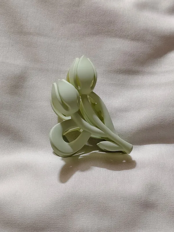 Light_Green_Floral_Hair_Clip_for_Women_Pack_Of_4