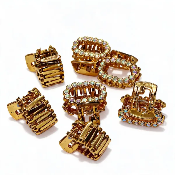 Gold_Tone_Rhinestone_Hair_Claw_Clips_Set_Pack_Of_6