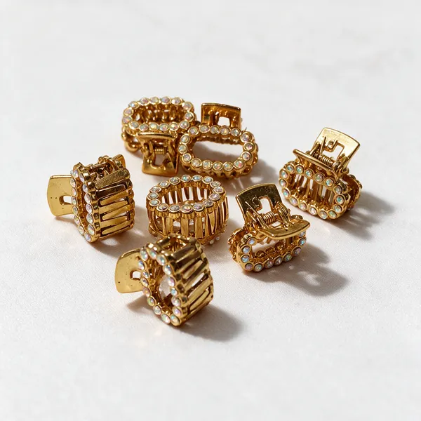 Gold_Tone_Rhinestone_Hair_Claw_Clips_Set_Pack_Of_6