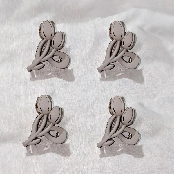 Beige_Floral_Hair_Claw_Clip_for_Women_Pack_Of_4