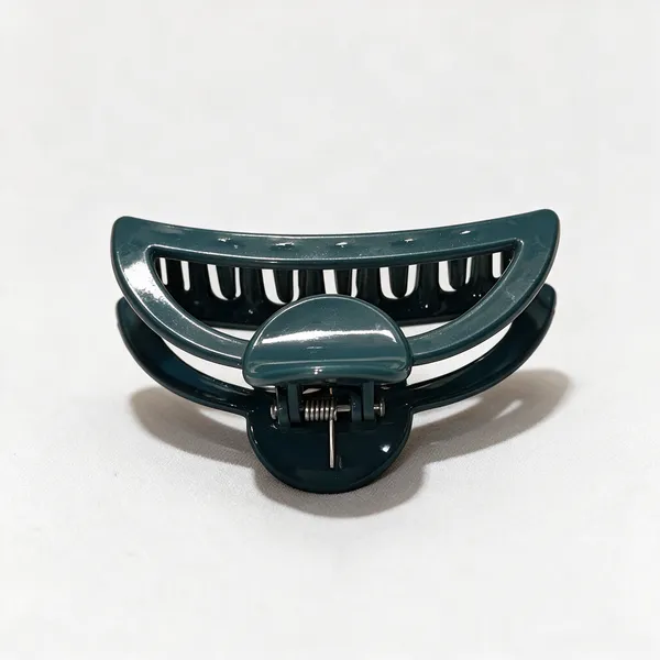 Dark_Green_Plastic_Hair_Claw_Clip_Pack_Of_4