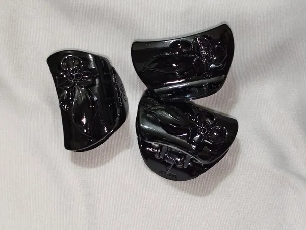 Black_Floral_Hair_Claw_Clips_Set_Pack_Of_3