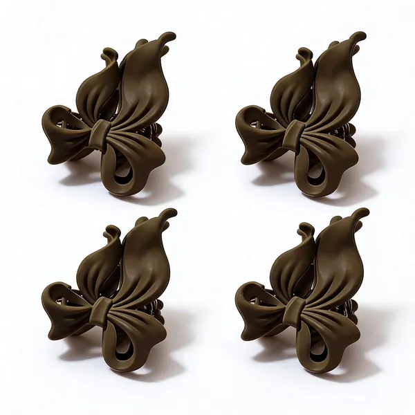Brown_Butterfly_Hair_Claw_Clip_for_Women_Pack_Of_4