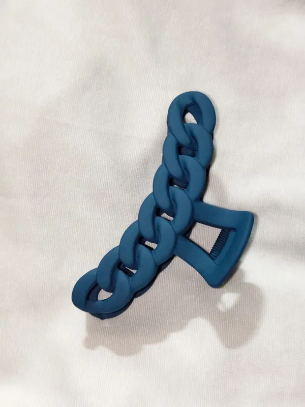 Blue_Chain_Link_Hair_Claw_Clip_Pack_Of_4