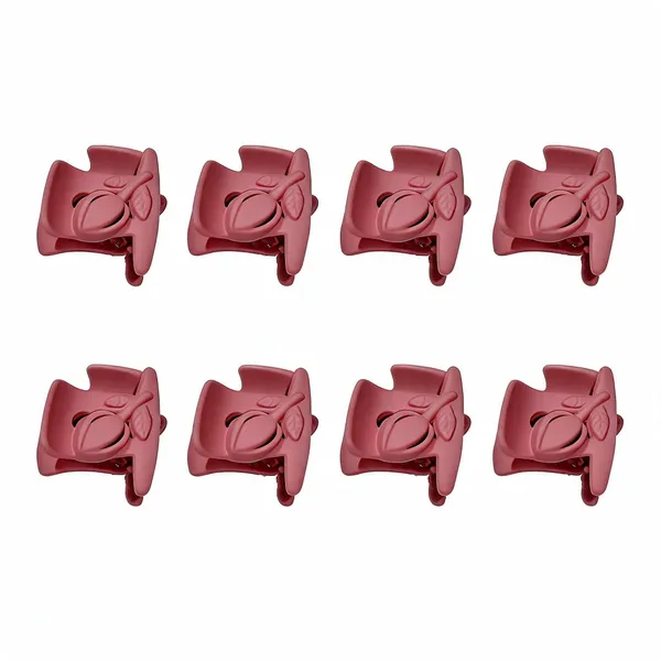 Pink_Plastic_Hair_Claw_Clip_for_Women_Pack_Of_8