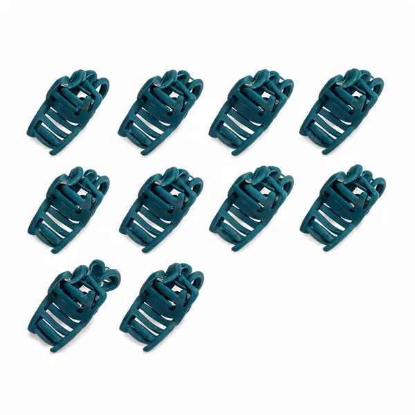 Teal_Hair_Claw_Clip_Pack_Of_11