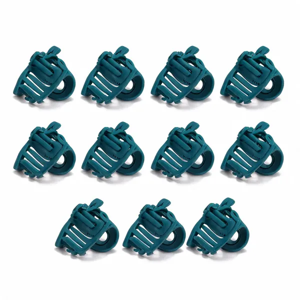 Teal_Hair_Claw_Clip_Pack_Of_11