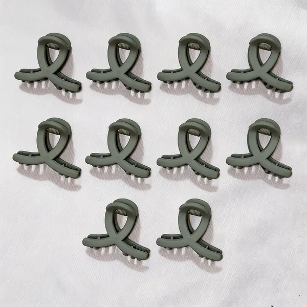 Green_Matte_Hair_Claw_Clip_for_Women_Pack_Of_11