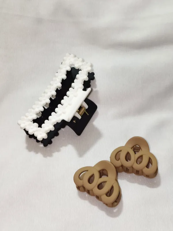 Black_White_And_Brown_Decorative_Hair_Clip_Set_Pack_Of_3
