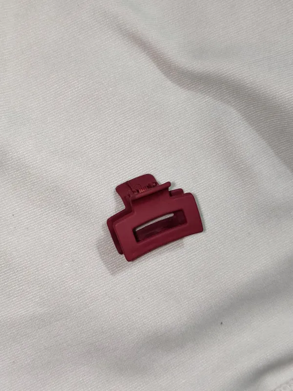 Burgundy_Rectangular_Hair_Claw_Clip_for_Women_Pack_Of_11