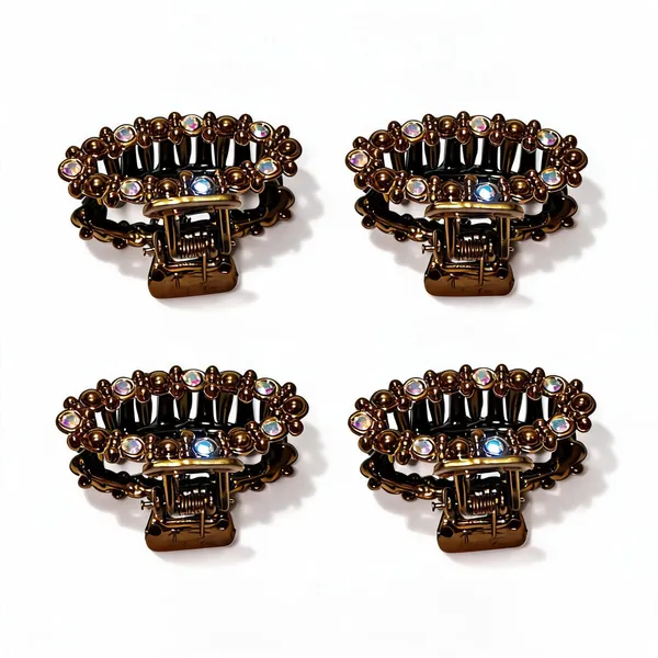 Gold_Tone_Embellished_Claw_Hair_Clip_Pack_Of_4