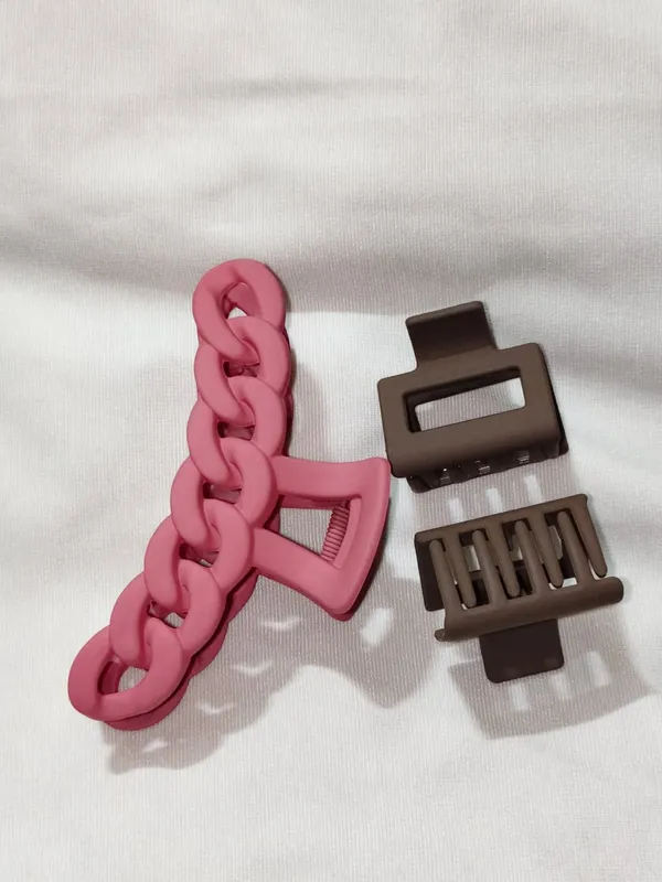 Pink_And_Brown_Decorative_Hair_Clips_Set_Pack_Of_3